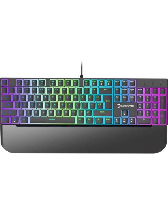 GAMEPOWER SUKİ MEKANİK KIRMIZI SWİTCH PUDİNG KEYCAPS TÜRKÇE Q 104 TUŞ USB GAMİNG KLAVYE