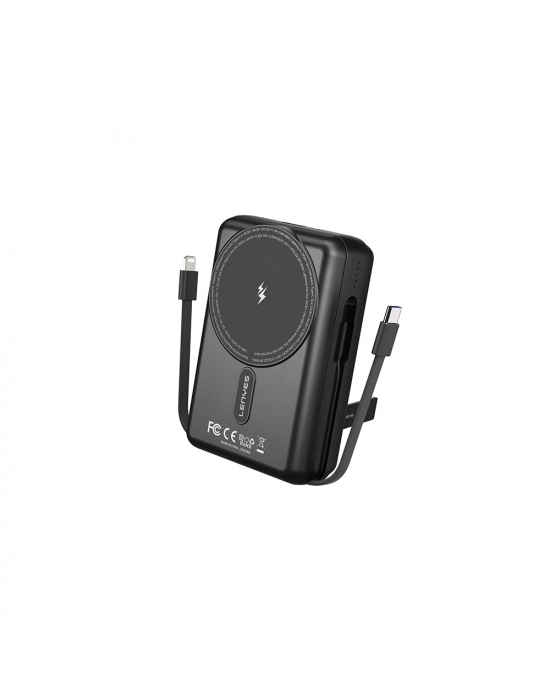 LENYES PX274D PD 22.5W STANDLI M-SAFE ŞARJ ÖZELLİKLİ WİRELESS POWERBANK 15W 20000MAH