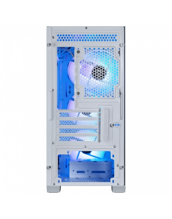 MSI MAG Forge M100R Beyaz Temperli Cam 4x120mm ARGB Fan mATX Gaming Kasa