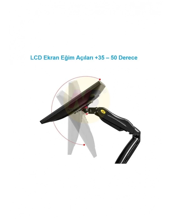 North Bayou F80 17-30 inç Tek Kollu Amortisörlü Monitör Standı