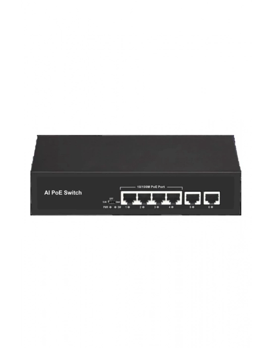 ODS 4PORT +2 UPLINK 60W FULL POE 08ODS-4P2U 10/100 YÖNETİLEMEZ SWİTCH