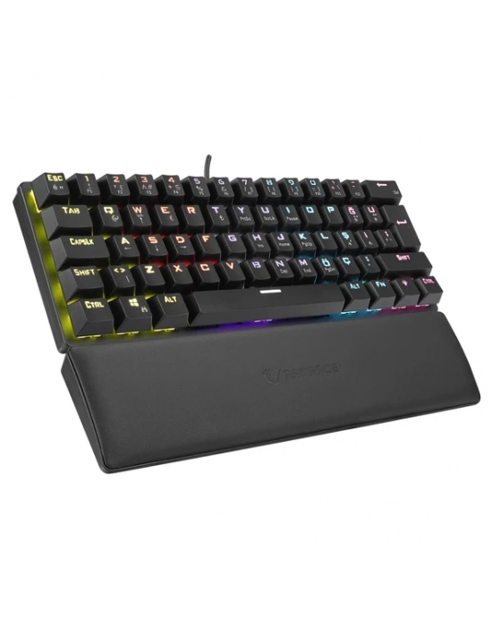 RAMPAGE ALLY K11 SİYAH RAİNBOW BİLEK DESTEKLİ RED SWİTCH GAMİNG OYUNCU KLAVYE