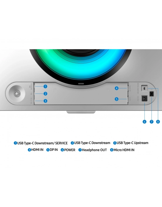 SAMSUNG ODYSSEY OLED G9 G93SD LS49DG934SUXUF 49 0.03 MS DUAL QHD CURVED 240 HZ OYUNCU MONİTÖRÜ
