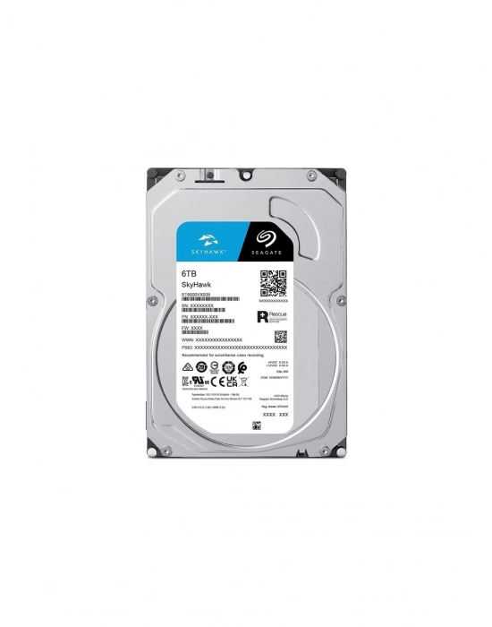 SEAGATE SKYHAWK ST6000VX009 SATA 3.0 5400 RPM 3.5 6 TB HARDDİSK ( RESMİ DİSTRİBÜTÖR GARANTİLİ)