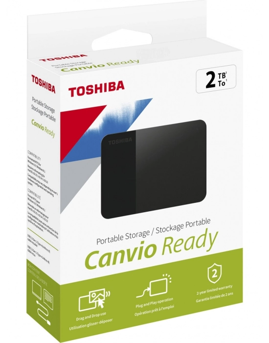 TOSHİBA CANVİO READY HDTP320EK3AA USB 3.2 2.5 2 TB HARİCİ HARDDİSK