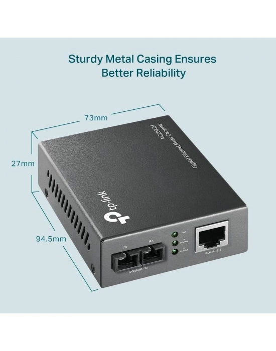 TP-LINK OMADA MC200CM MULTI MODE GIGABIT ETHERNET MEDYA DÖNÜŞTÜRÜCÜ