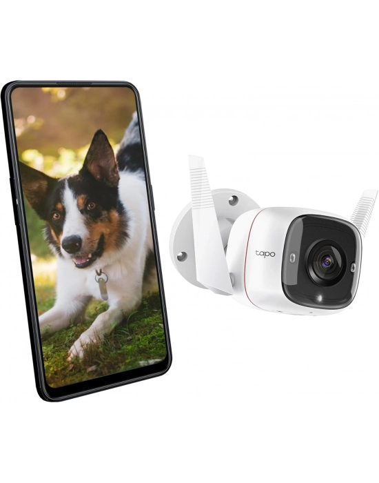 TP-LİNK TAPO TC65 2K GECE GÖRÜŞLÜ 128GB MİCRO SD KAMERA