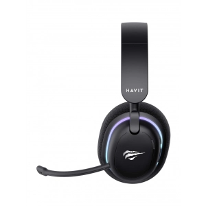 HAVİT GAMENOTE FUXİ-H7 SYİAH RGB USB KABLOLU/KABLOSUZ KULAK ÜSTÜ OYUNCU KULAKLIĞI