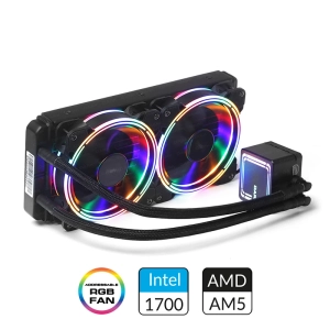 Dark AquaForce W246 DKCCW246 240mm RGB Sıvı Soğutmalı AM5-1700P İşlemci Fanı