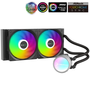 GamePower Skadi V2 240 ARGB 240mm AM5-LGA1700 Sıvı İşlemci Soğutucusu