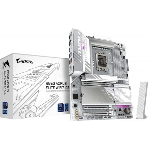 Gigabyte B860 Aorus Elite WIFI7 Ice Intel LGA1851 DDR5 ATX Anakart
