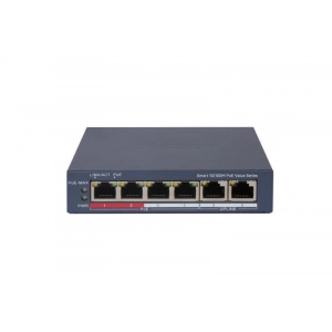 HİKVİSİON DS-3E1106P-EI/M 4 PORT POE SWİTCH
