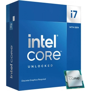 Intel Core i7 14700K 20 Çekirdek 3.4GHz 33Mb Cache UHD 770 Grafik 1700Pin 125w Kutulu Fansız İşlemci