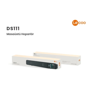 Lenovo Lecoo DS111 Bluetooth + Kablolu 6W Masaüstü Taşınabilir Soundbar Hoparlör