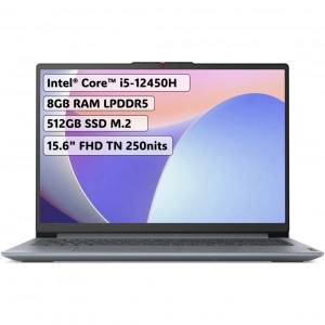 Lenovo IdeaPad Slim 3 15IAH8 83ER00FVTR i5-12450H 8GB Ram 512GB SSD UHD Graphics 15.6 FULLHD Notebook