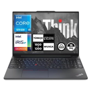 Lenovo ThinkPad E16 G1 21JN0008TX i5-1335U 16GB Ram 512GB SSD 16 Iris Xe Graphics Laptop