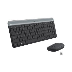Logitech MK470 920-009435 ince Kablosuz Klavye Mouse Set Siyah