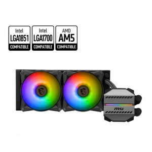 MSI MAG CORELIQUID M240 240mm ARGB Sıvı Soğutmalı AM5-1700P İşlemci Fanı