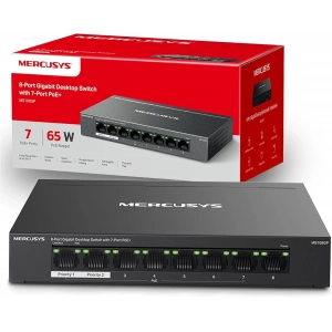 Mercusys MS108GP 8 Port 10/100/1000 Mbps Gigabit PoE Switch