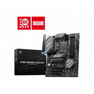 MSI B760 Gaming Plus Wifi DDR5 6800Mhz LGA1700 ATX Gaming Anakart