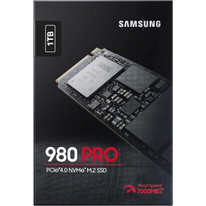Samsung 980 Pro 1 TB MZ-V8P1T0BW 7000/5000 MB/s NVME Gen4 M.2 SSD