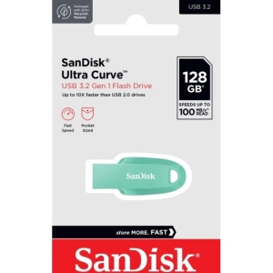 Sandisk Ultra Curve 128 GB USB 3.2 Flash Bellek SDCZ550-128G-G46G Yeşil