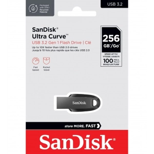 Sandisk Ultra Curve 256 GB USB 3.2 Flash Bellek SDCZ550-256G-G46 Siyah