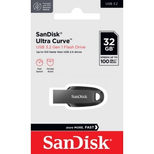Sandisk Ultra Curve 32 GB USB 3.2 Flash Bellek SDCZ550-032G-G46 Siyah