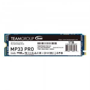 Team MP33 Pro 1 TB TM8FPD001T0C101 2100/1700 MB/S PCIe Gen3x4 NVMe M.2 SSD