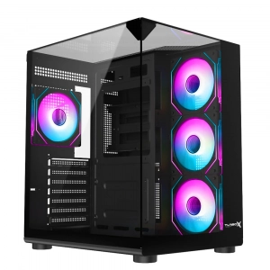 Turbox Teras Akvaryum Cam Tasarım 4x ARGB Fan 500w PSU ATX Gaming Bilgisayar Kasası