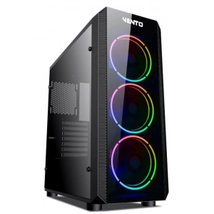 Vento VG04F 650W 80+ Tempered Glass Atx Mid-Tower RGB Gaming Kasa