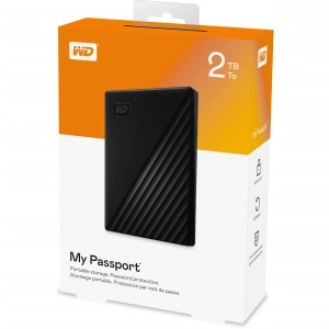 Western Digital My Passport WDBYVG0020BBK Siyah USB 3.2 2.5 2 TB Harici Harddisk