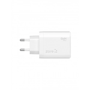 ZORE ALWAYS-02 GAN TECH TYPE-C PD4.0 USB-A QC3.0 HIZLI ŞARJ ÖZELLİKLİ SEYAHAT ŞARJ BAŞLIĞI 45W