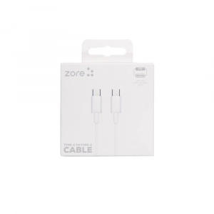 ZORE ZR-41 TYPE-C TO TYPE-C PD HIZLI ŞARJ ÖZELLİKLİ DATA VE ŞARJ KABLOSU 1M