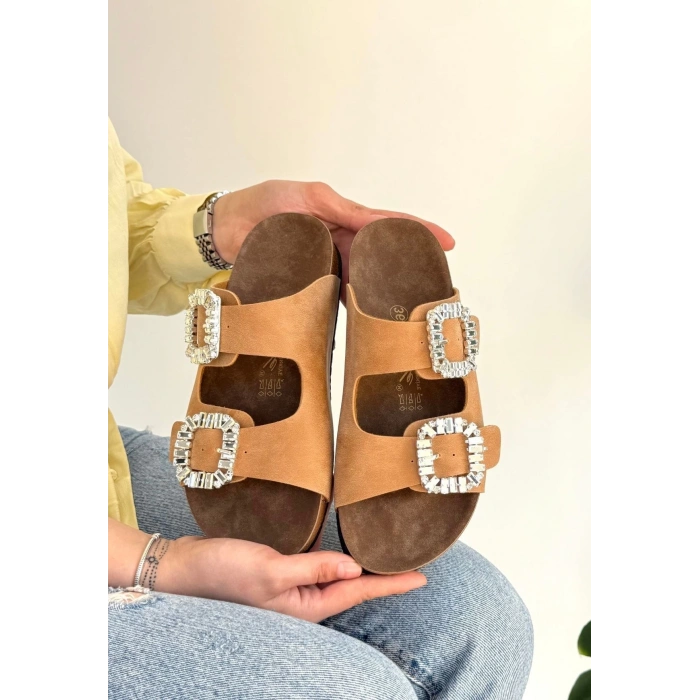 Nool Camel Nubuk Terlik