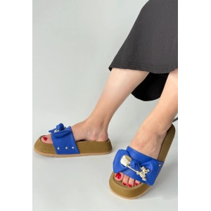 Jude Mavi Cilt Ayıcıklı Terlik