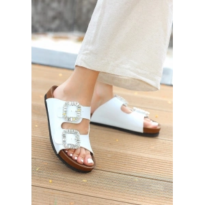 Nool Beyaz Cilt Terlik