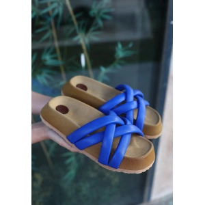 Tenda Mavi Cilt Terlik