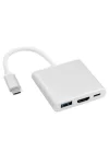 Corcoz 3in1 Macbook Uyumlu 4k Type C Usb 3.0 Hub Hdmi - CZ87