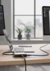 4’ü 1 Arada Type-C to Hub Dönüştürücü Adaptör – 4K Ultra HD HDMI & VGA Görüntü Aktarımı, PD Hızlı Şarj Destekli, USB Çoklayıcı