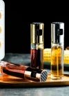 Corcoz® 100ml Kapasiteli Şeffaf Spreyli Yağdanlık Sosluk Yağ Püskürtücü Yağ Şişesi