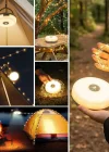 Corcoz® 2’si 1 Arada 5 Farklı Işık Modlu Gün Işığı Şarjlı Kamp Lambası ve Makaralı 10 Metre Peri LED Işık – Su Geçirmez Mıknatıslı Aydınlatma Feneri