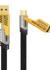 Corcoz® 4in1 65W Hızlı Şarj Kablosu – Type-C to USB-A + Type-C to Lightning, 27W PD Destekli Çoklu Şarj Kablo