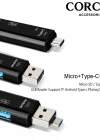 Corcoz 5i 1 Arada Çok İşlevli USB 3.0 Tip C/USB/Mikro USB/TF/SD Hafıza Kartı Okuyucu OTG Kart Okuyucu - CZ53