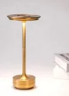 Corcoz® Eskitme Gold Kasa Dokunmatik Şarjlı Masa Lambası – 3 Renk Işık Modlu, LED Aydınlatmalı, Modern & Dekoratif Abajur
