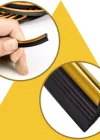 Corcoz® Gold Araba Oto Trim Dekorasyon Şeridi Kauçuk Elastik Kolay Kurulum 5 metre Şerit Bant