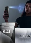 Corcoz iPhone 15 Plus Max Uyumlu Kırılmaz Tam Kaplayan Ekran Koruyucu Cam - CZ133