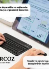 Corcoz Samsung Galaxy Tab S10+ S10 Plus İle Uyumlu Türkçe Bluetooth Klavye +Bluetooth Mouse CZ47