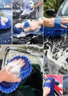 Corcoz® Mikrofiber Oto Yıkama Eldiveni – Kalın Süngerli Araç Temizleme Bezi, Araba Yıkama Eldiveni