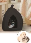 Corcoz® Pet Hut Polar Kedi ve Köpek Yatağı - Mavi